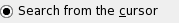 Screenshot of a Plastique radio button
