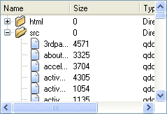Screenshot of a Windows XP style tree view